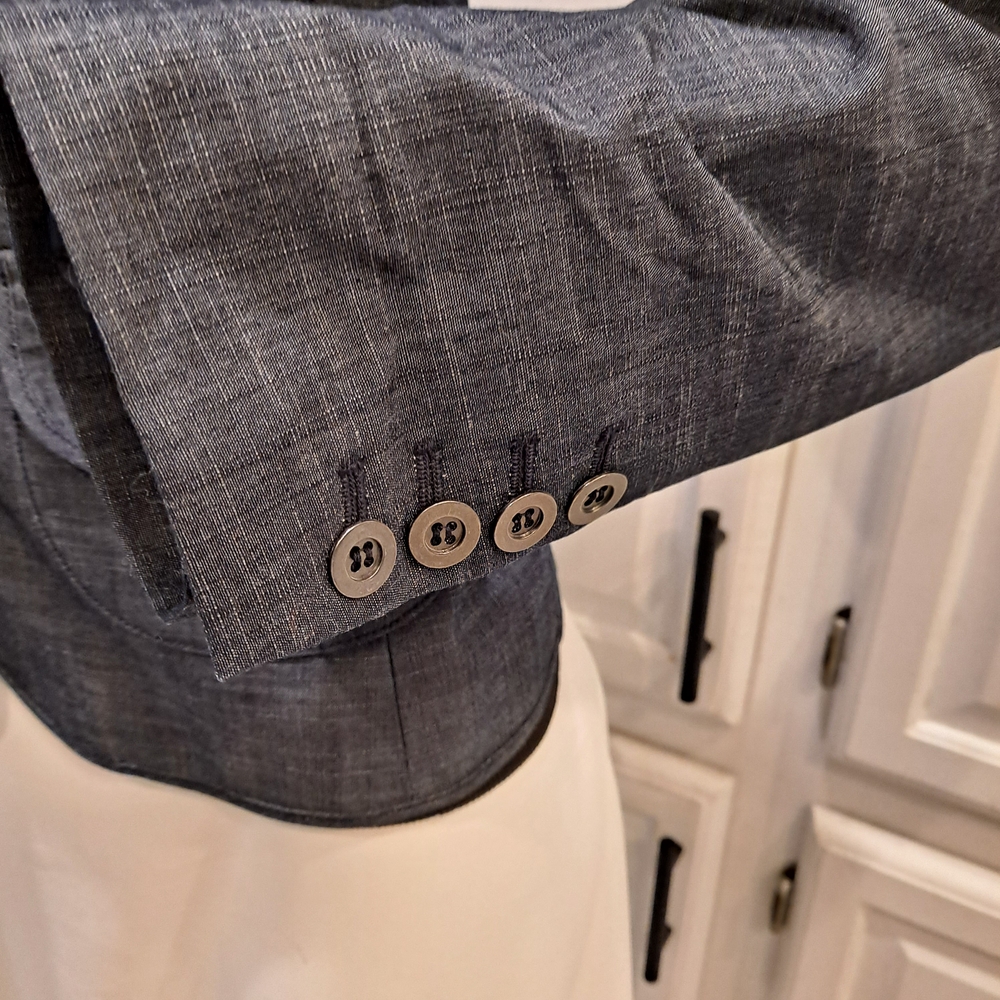 Loft Dark Blue Gray Button Down Tailored Blazer J… - image 4
